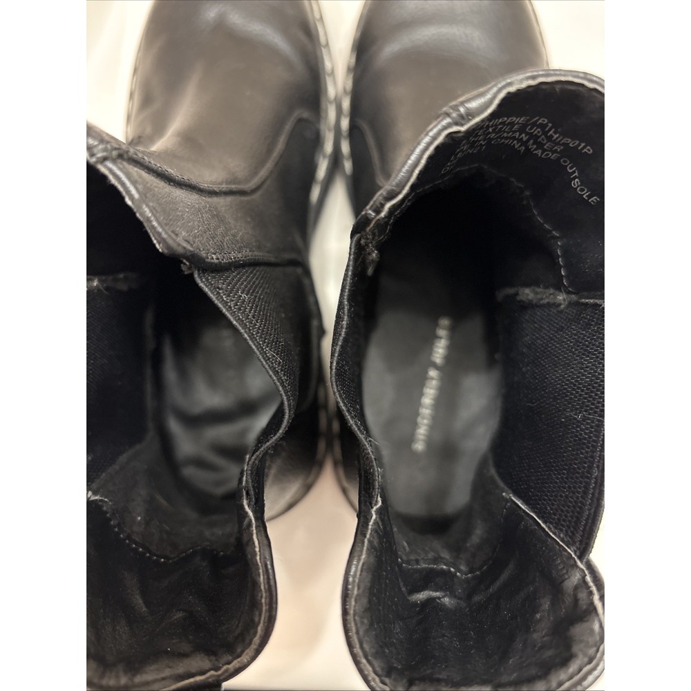 Black Leather Platform Boots Size 7.5 sincerely Jules
Sleek Hippie Retro - Picture 6 of 6